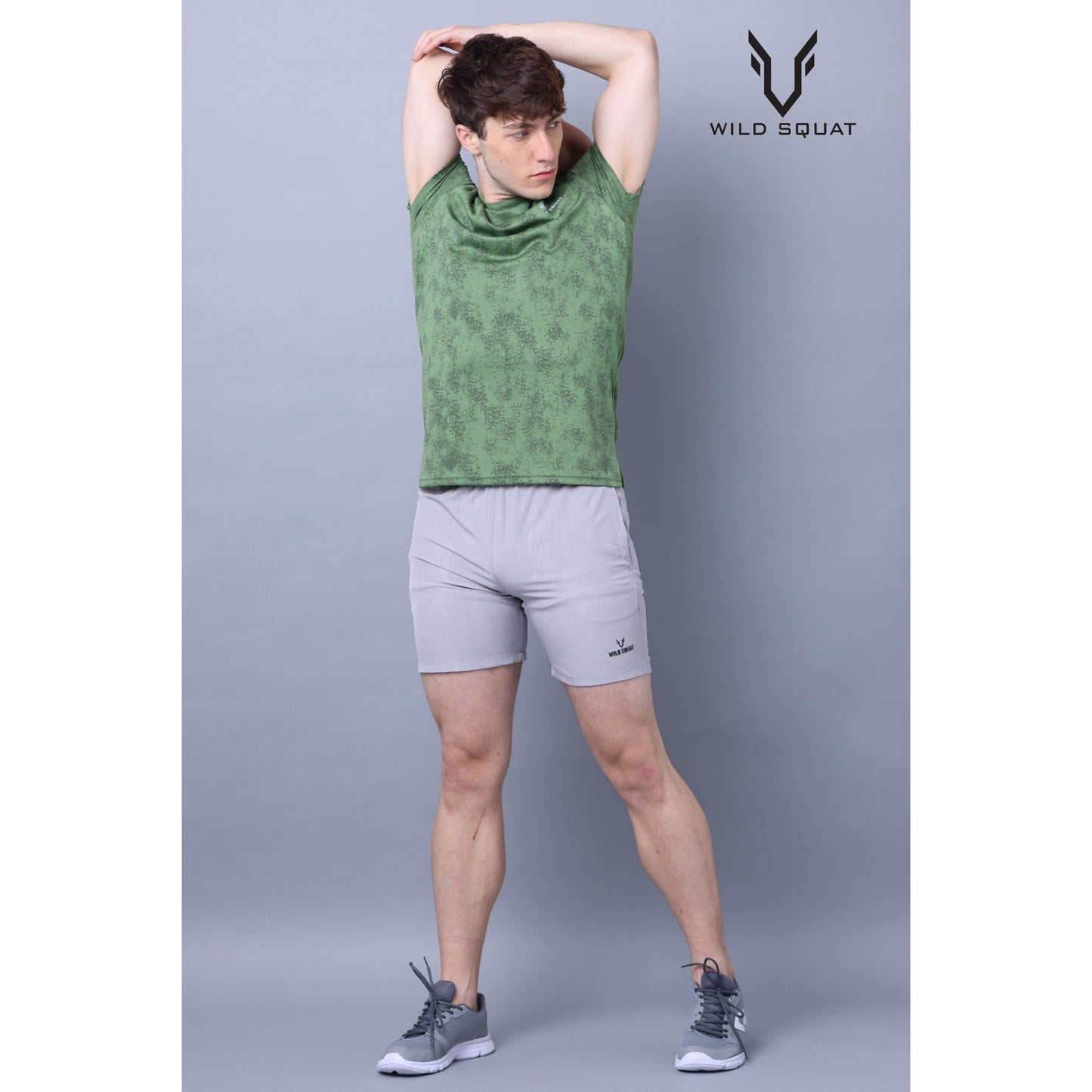 Fully Sublimated Dot Knit T-Shirt - Green