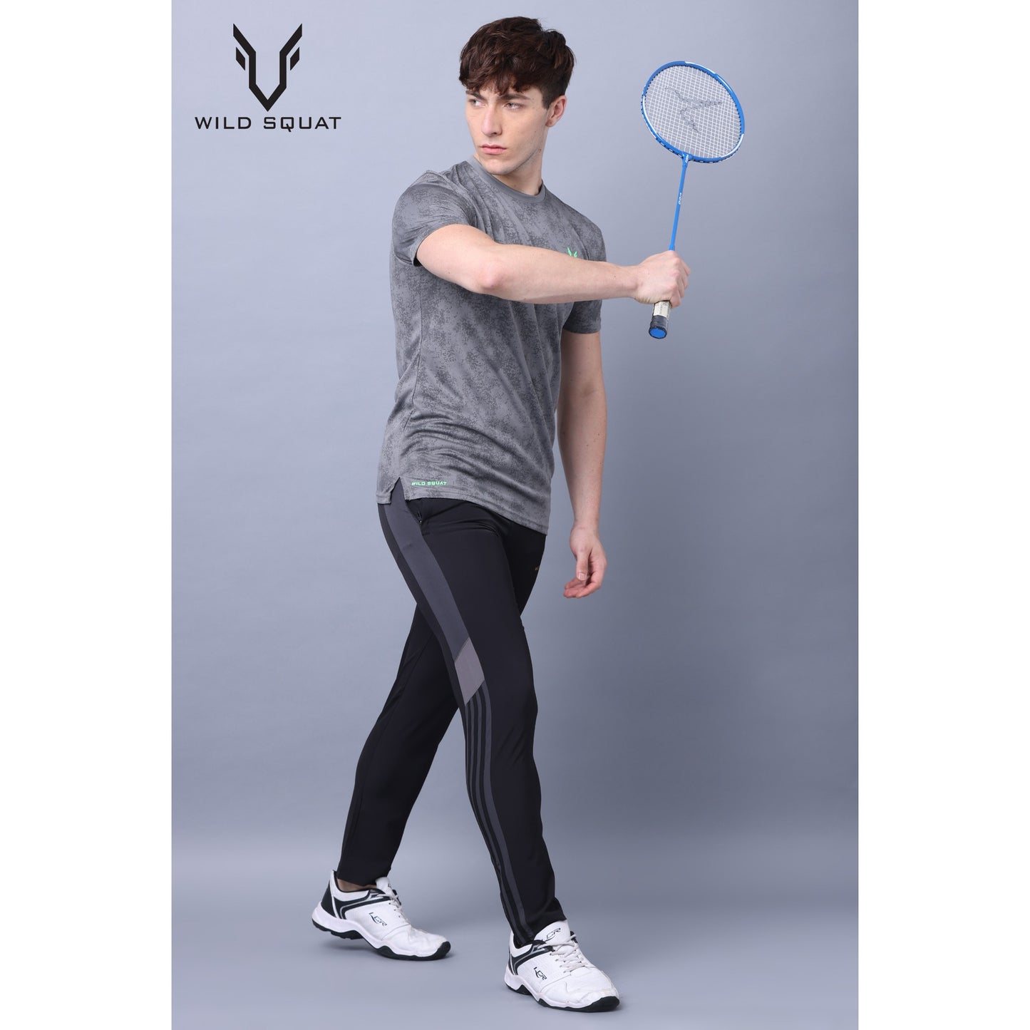 Fully Sublimated Dot Knit T-Shirt - Grey