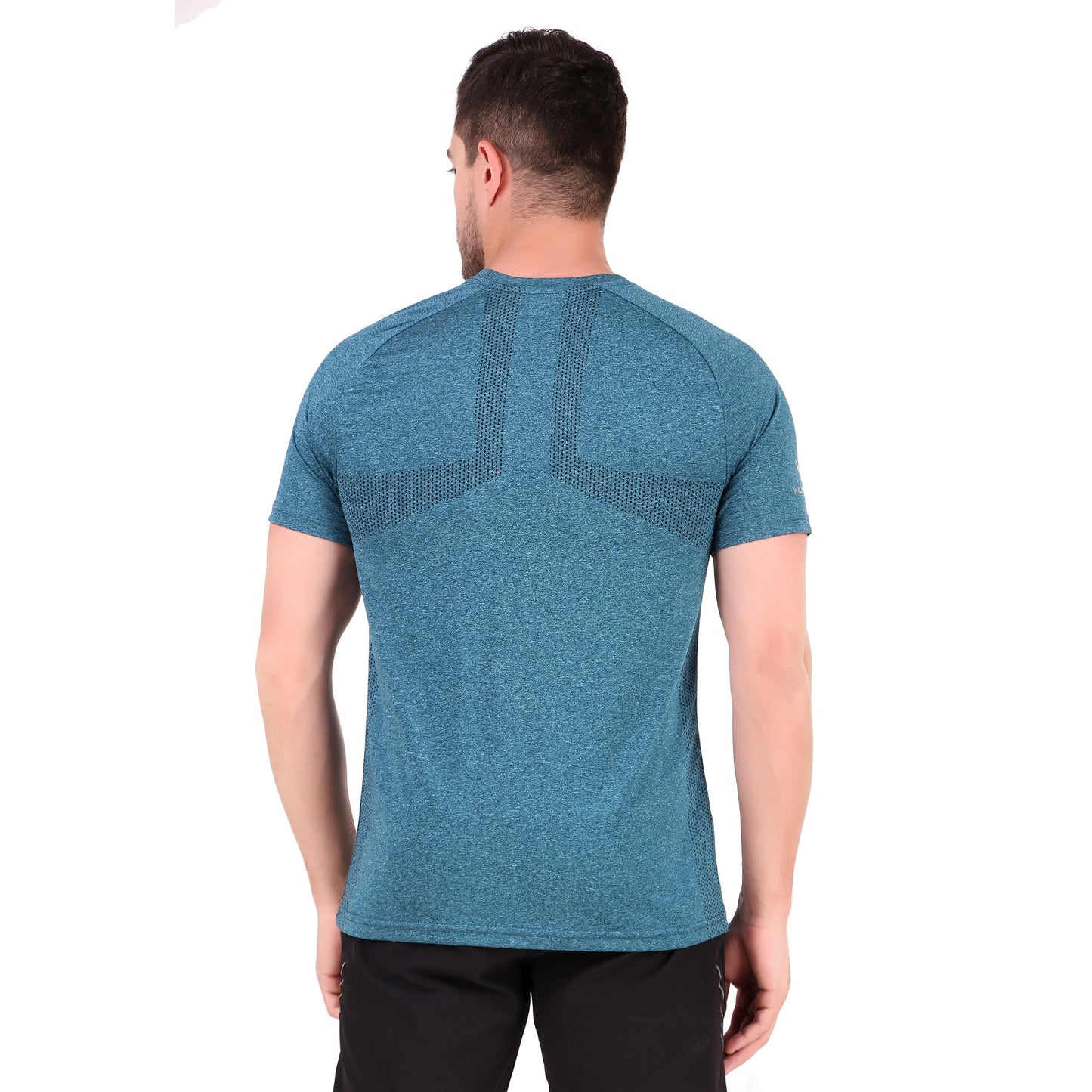 Premium Melang T-Shirt - Blue