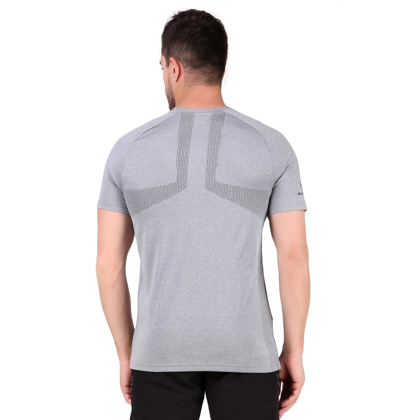 Premium Melang T-Shirt - Light Grey