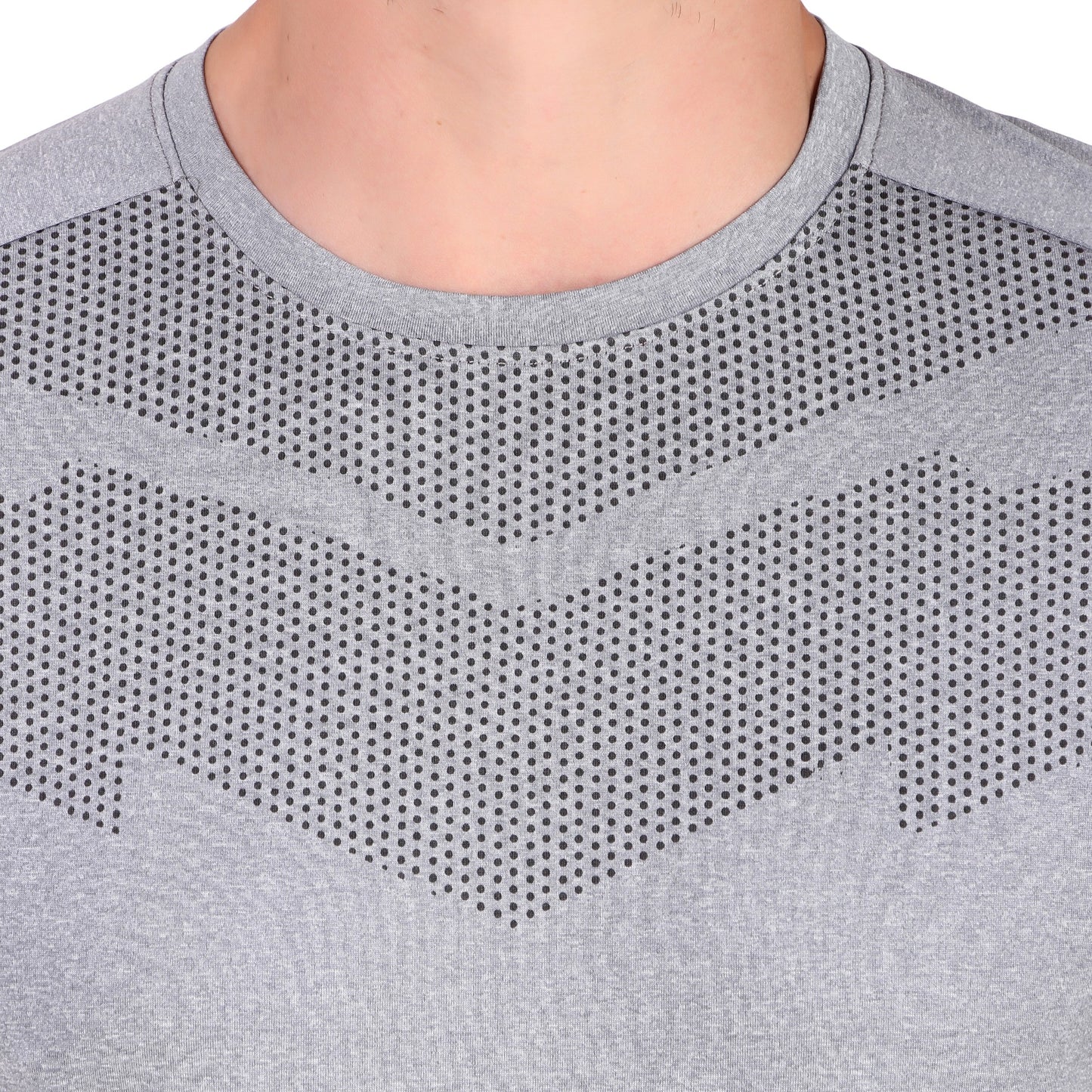 Premium Melang T-Shirt - Light Grey
