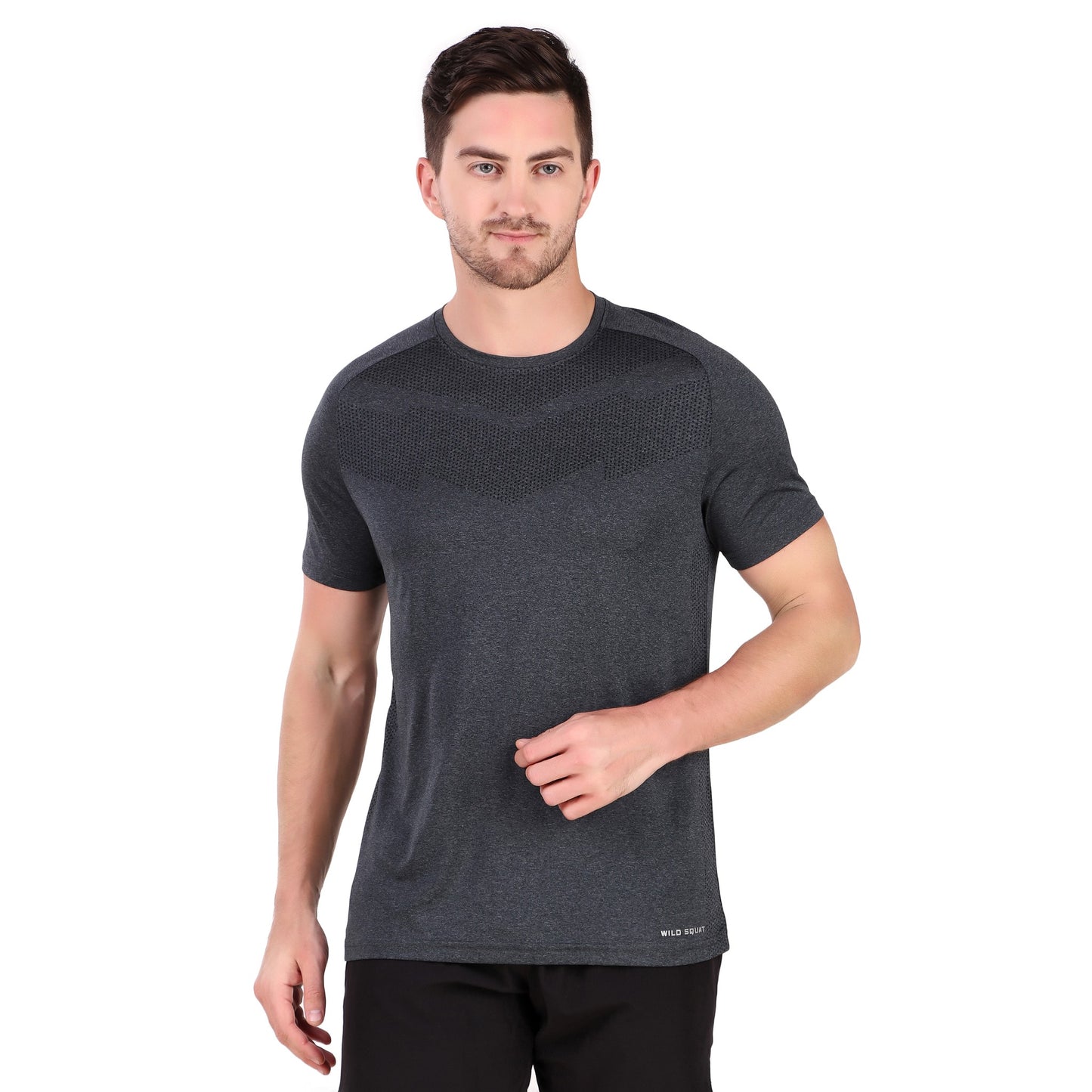 Premium Melang T-Shirt - Dark Grey