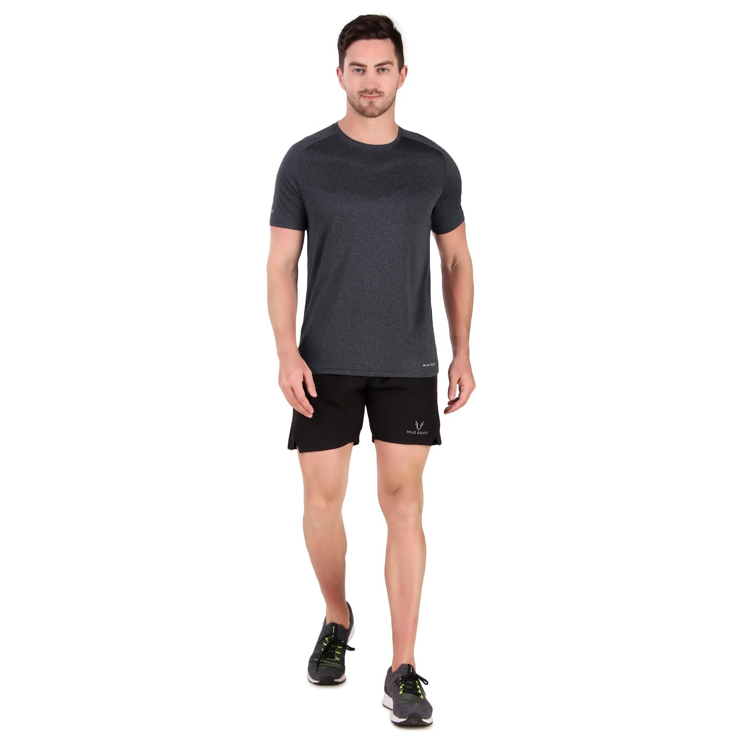 Premium Melang T-Shirt - Dark Grey