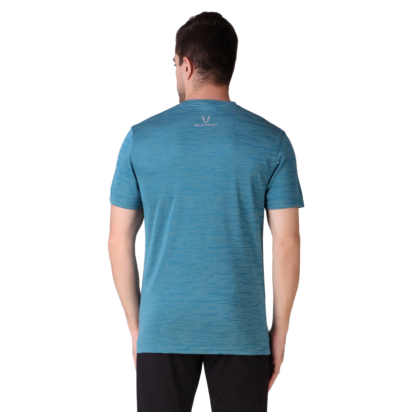 Jacquard T-Shirt - Sea Blue