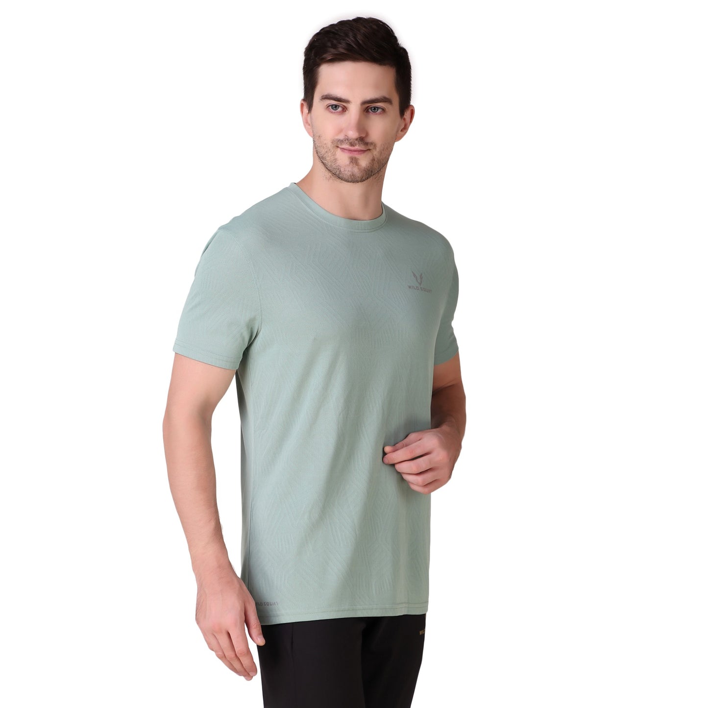 Breathable Jacquard T-Shirt - Casper
