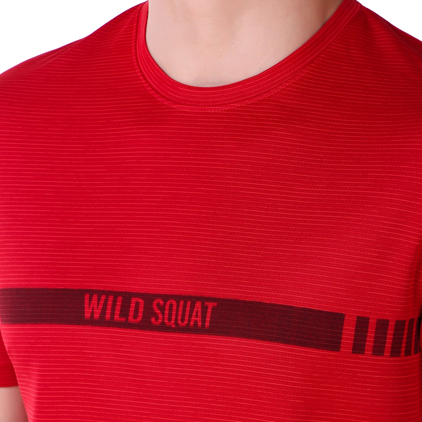 Jacquard T-Shirt - Red