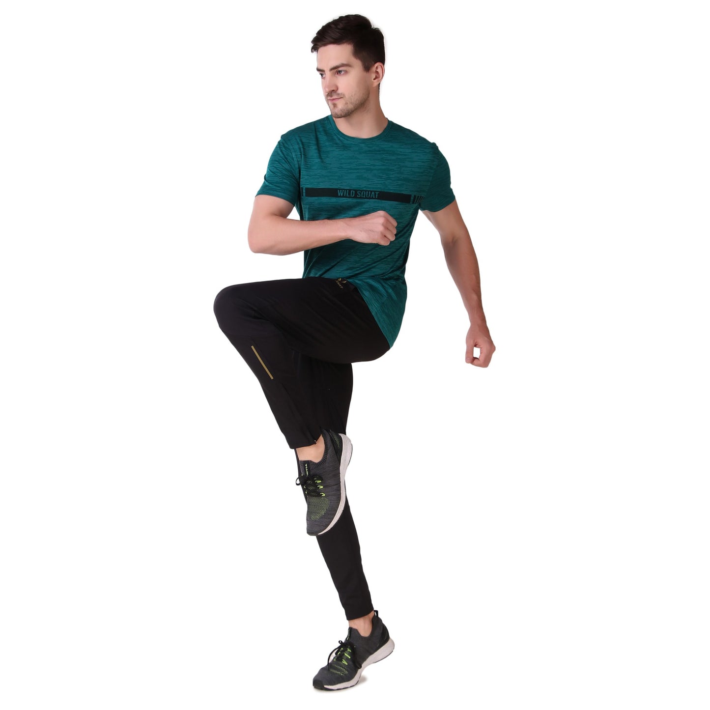 Jacquard T-Shirt - Teal Green