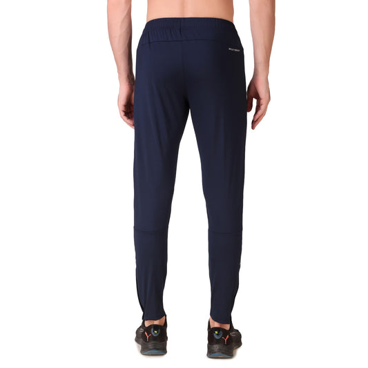 Bottom Zipped Lycra Track - Black