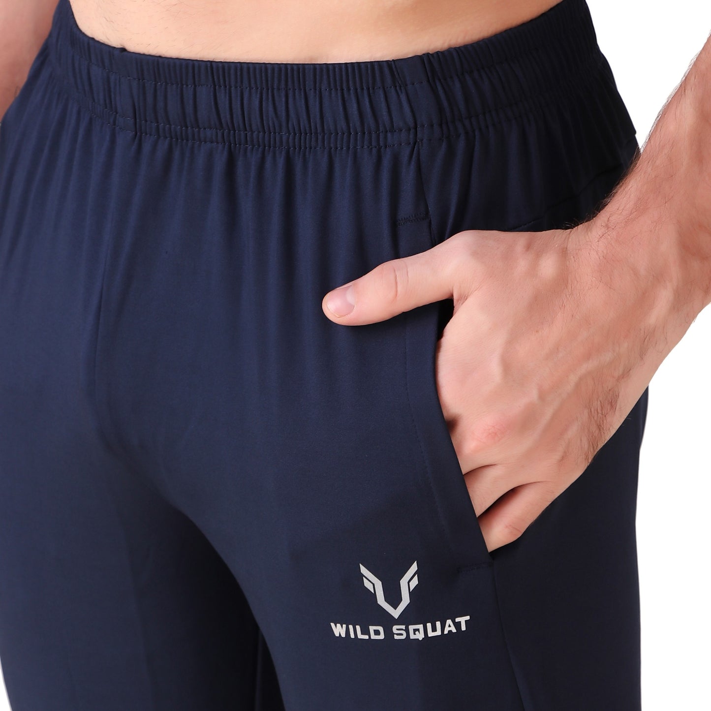 Bottom Zipped Lycra Track - Black