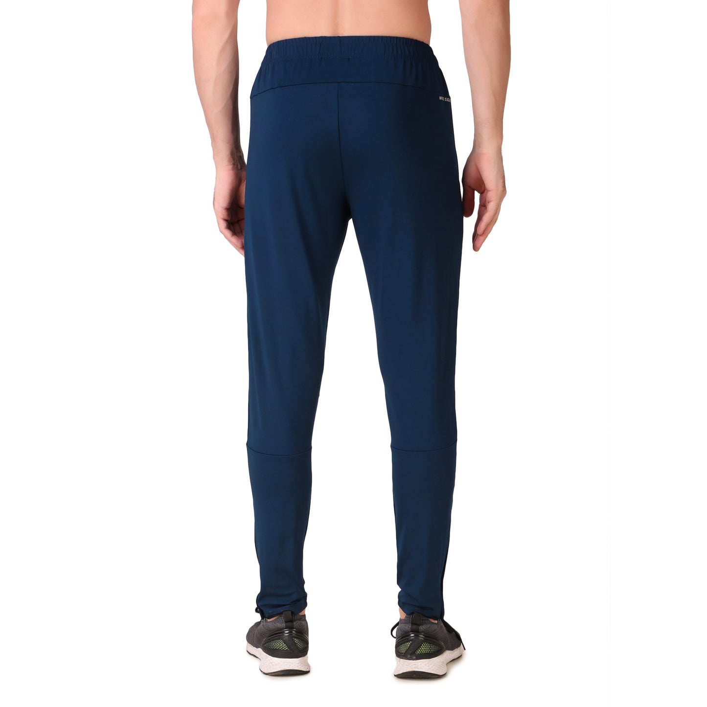 Bottom Zipped Lycra Track - Navy