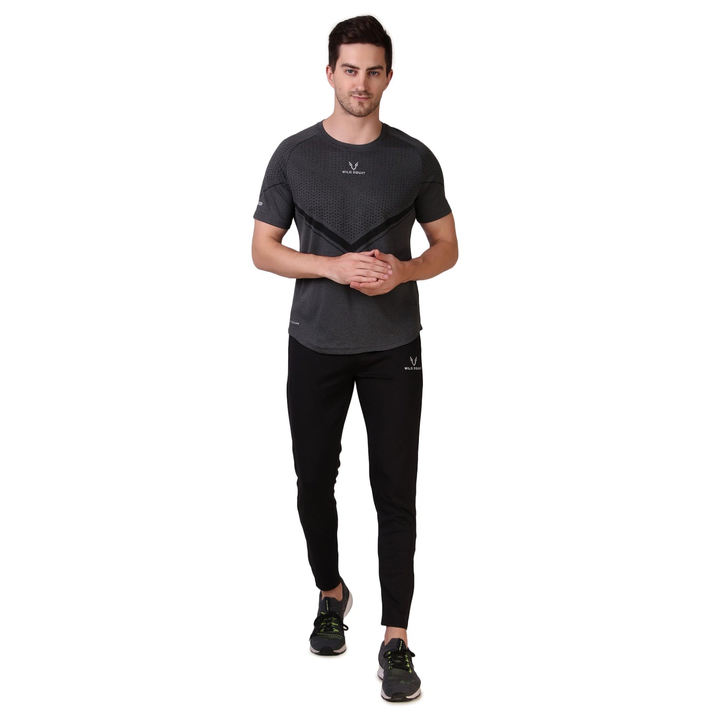 Partly Sublimated Dual Tone T-Shirts - Grey