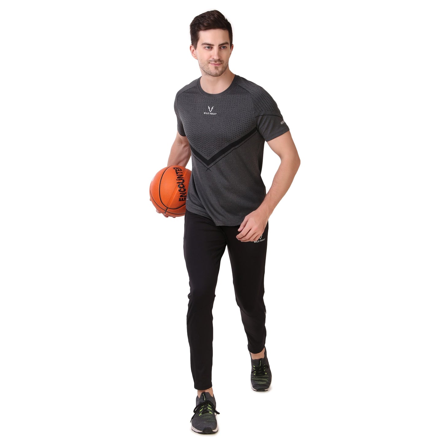 Partly Sublimated Dual Tone T-Shirts - Grey