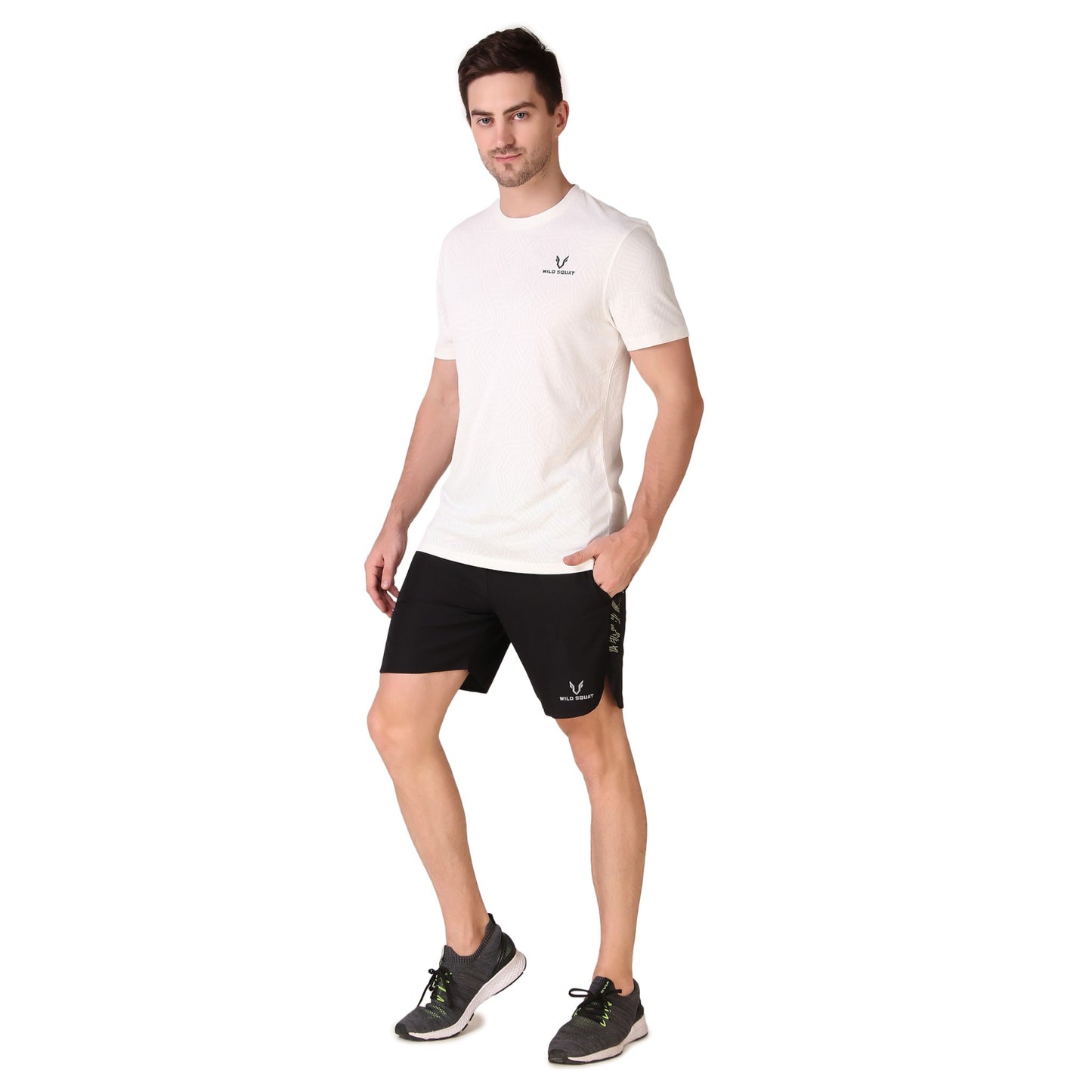 Corefit Printed Training Shorts - Black