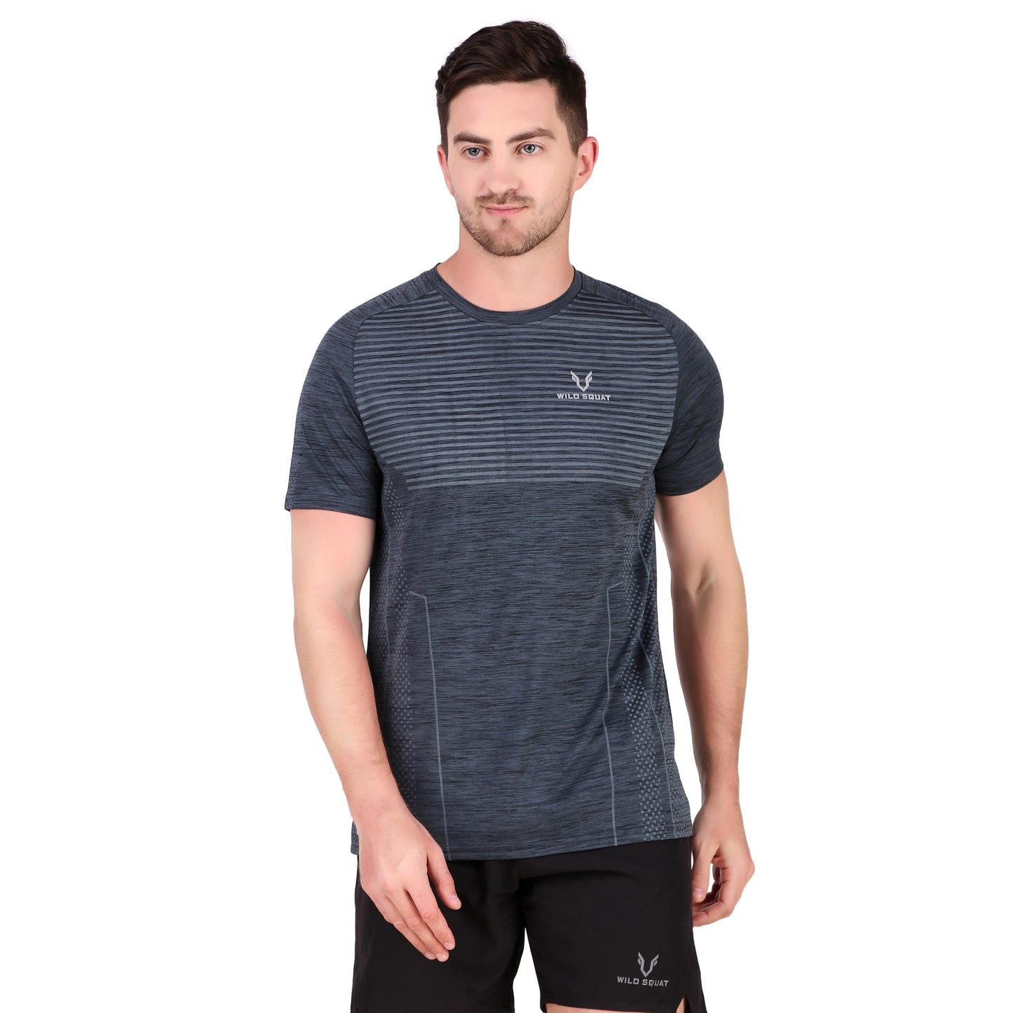 Sublimated Grindle Melange T-Shirt - Black