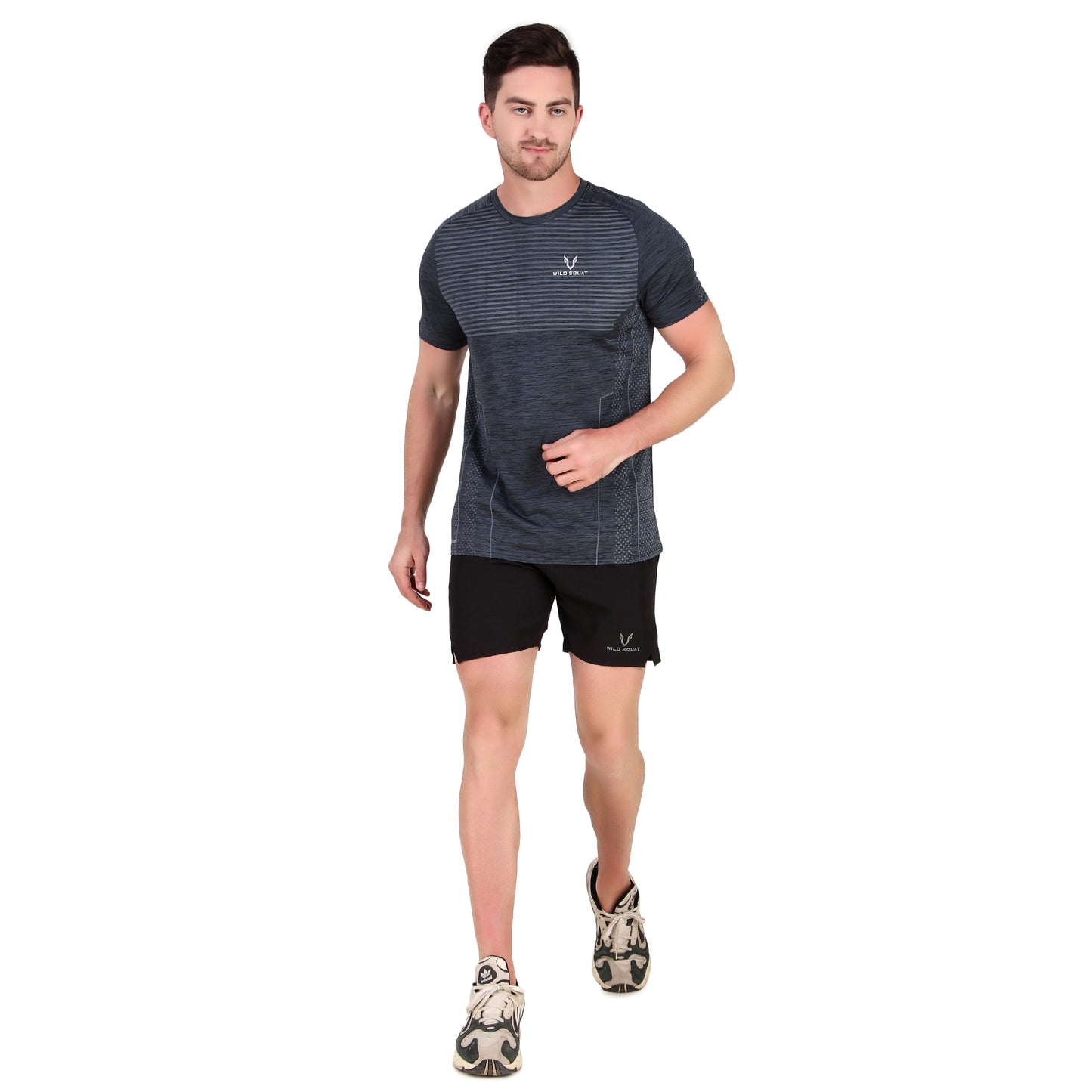 Sublimated Grindle Melange T-Shirt - Black