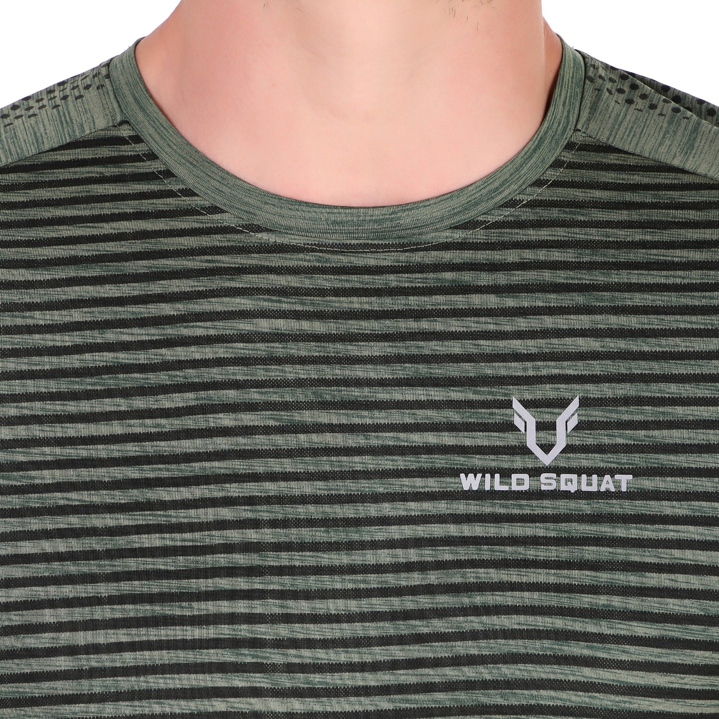 Sublimated Grindle Melange T-Shirt - Olive Green