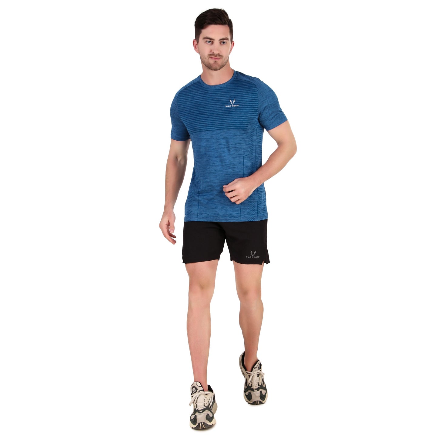 Sublimated Grindle Melange T-Shirt - Royal Blue