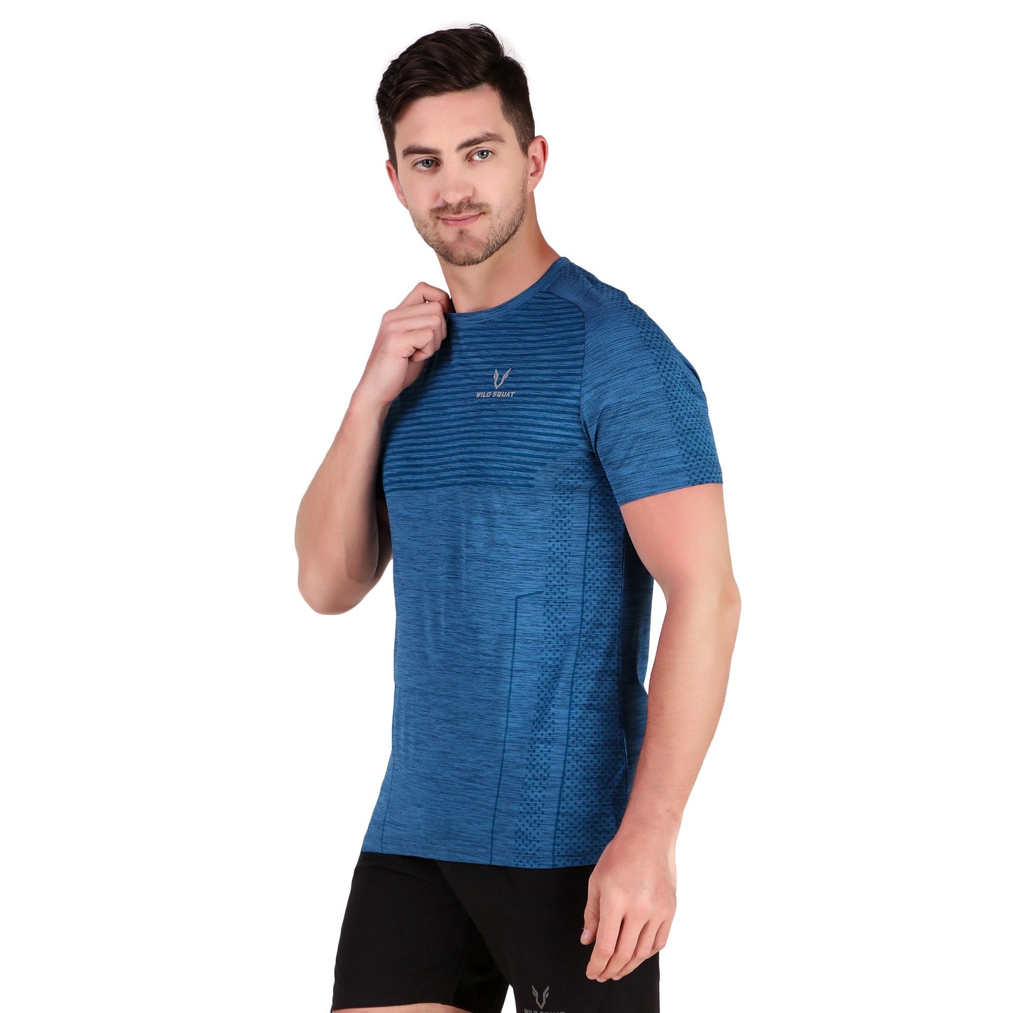 Sublimated Grindle Melange T-Shirt - Royal Blue