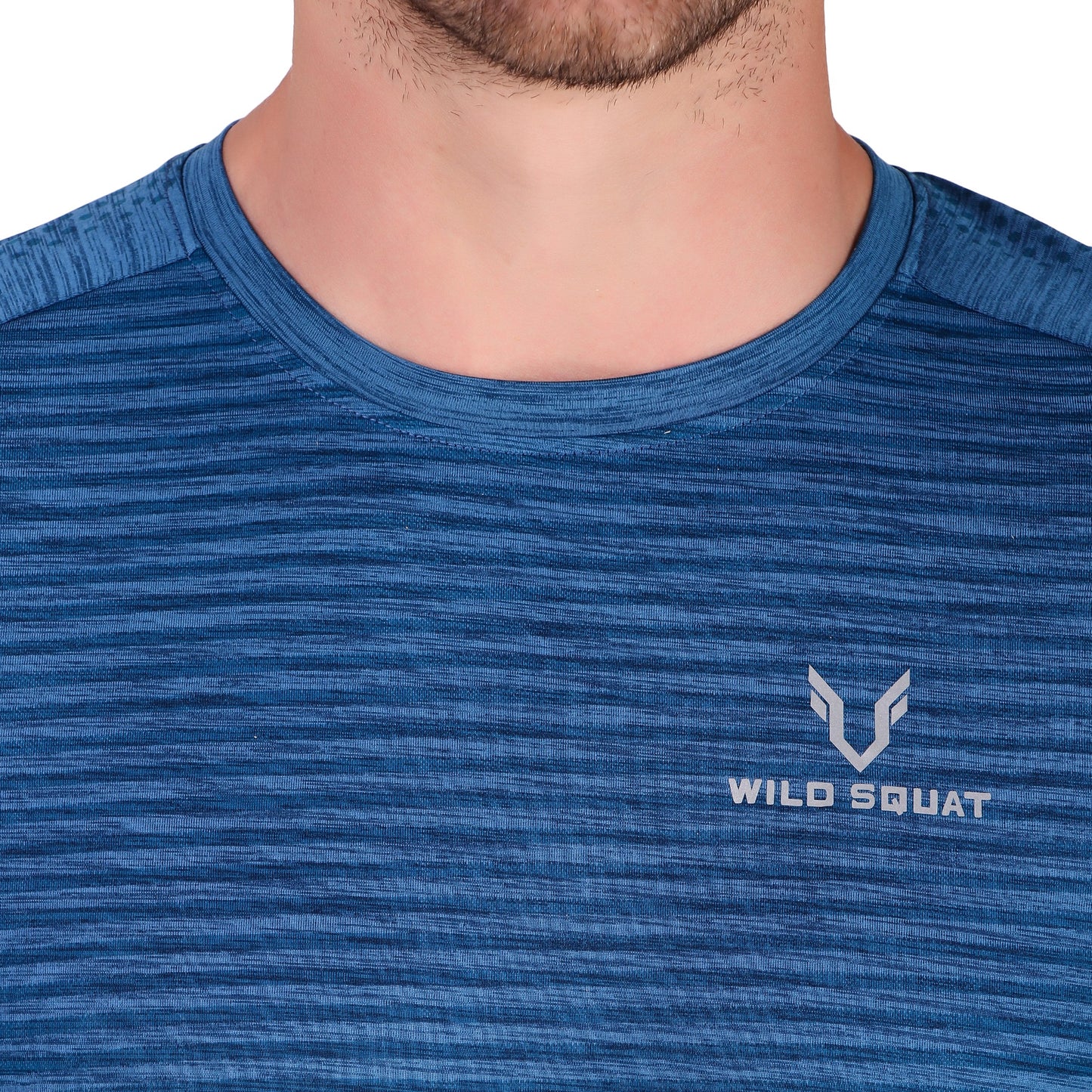 Sublimated Grindle Melange T-Shirt - Royal Blue