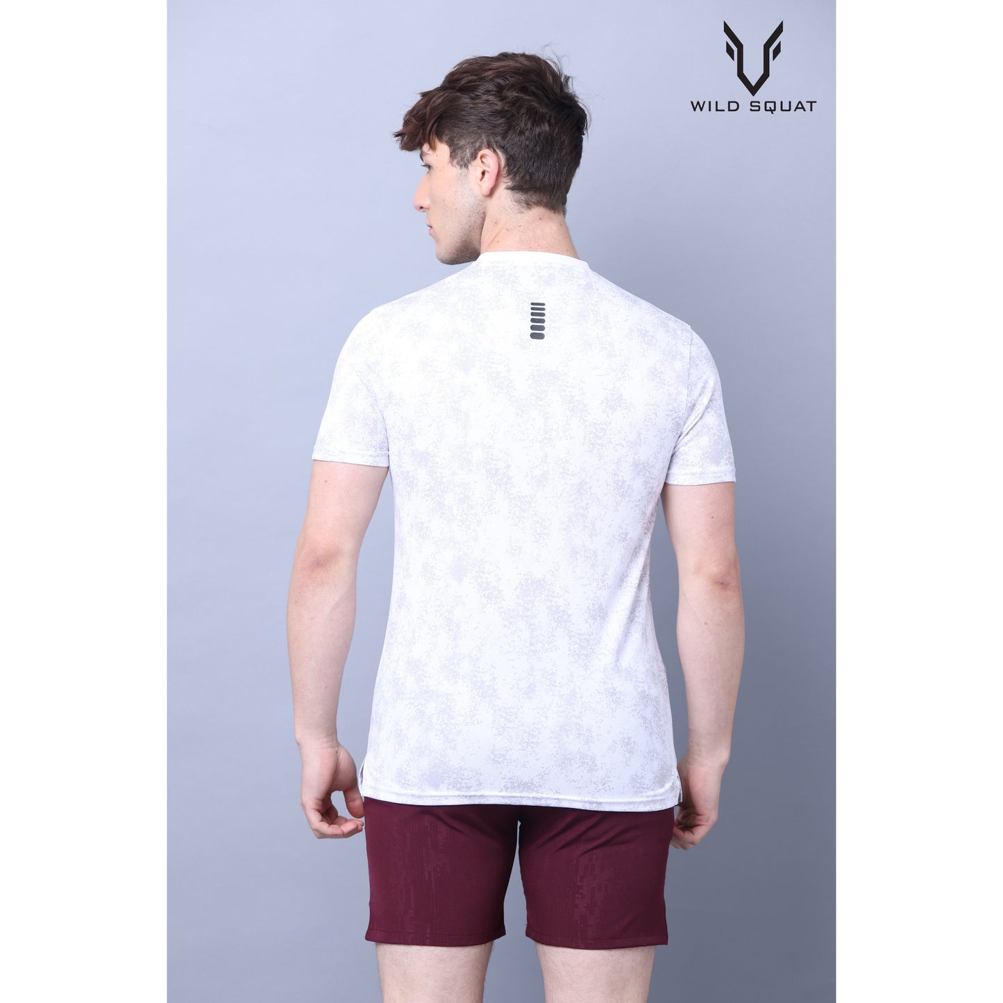 Fully Sublimated Dot Knit T-Shirt - White