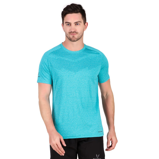 Premium Melang T-Shirt - Sea Serpent
