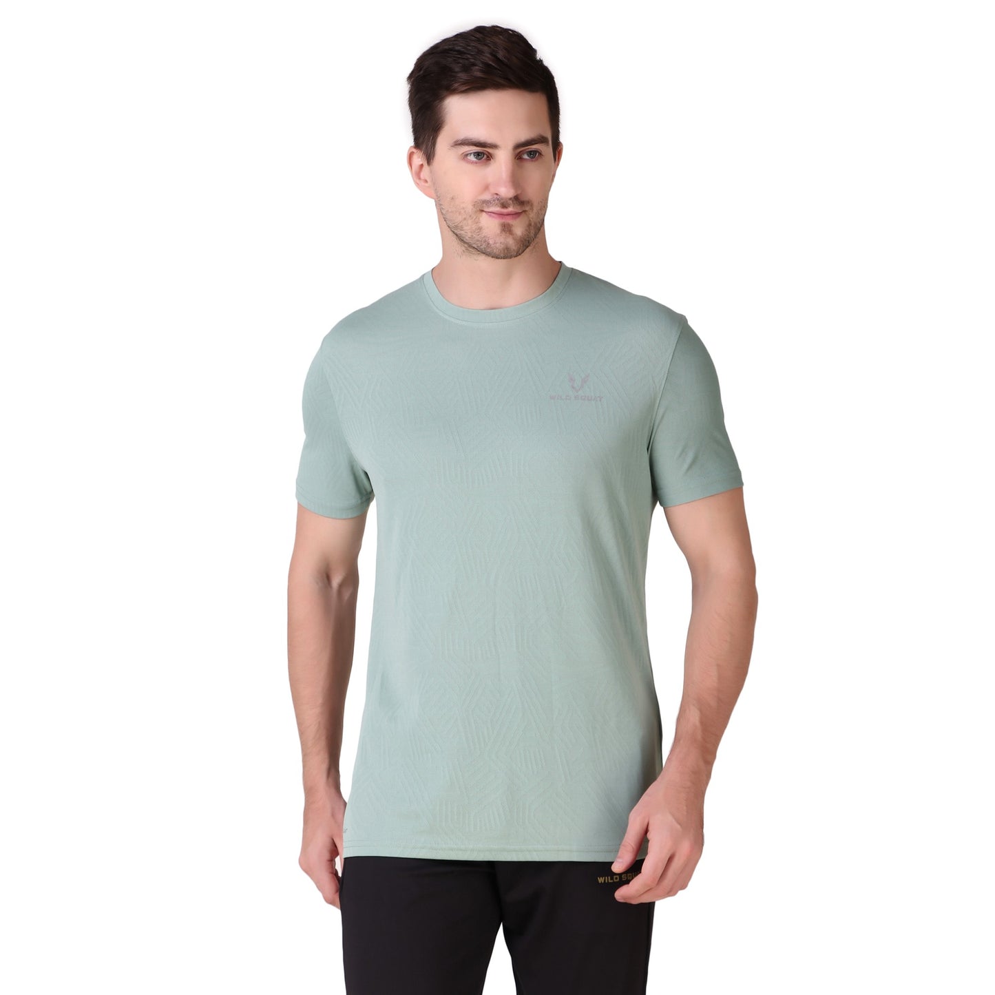 Breathable Jacquard T-Shirt - Casper