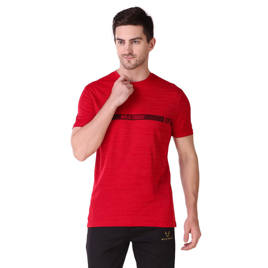 Jacquard T-Shirt - Red