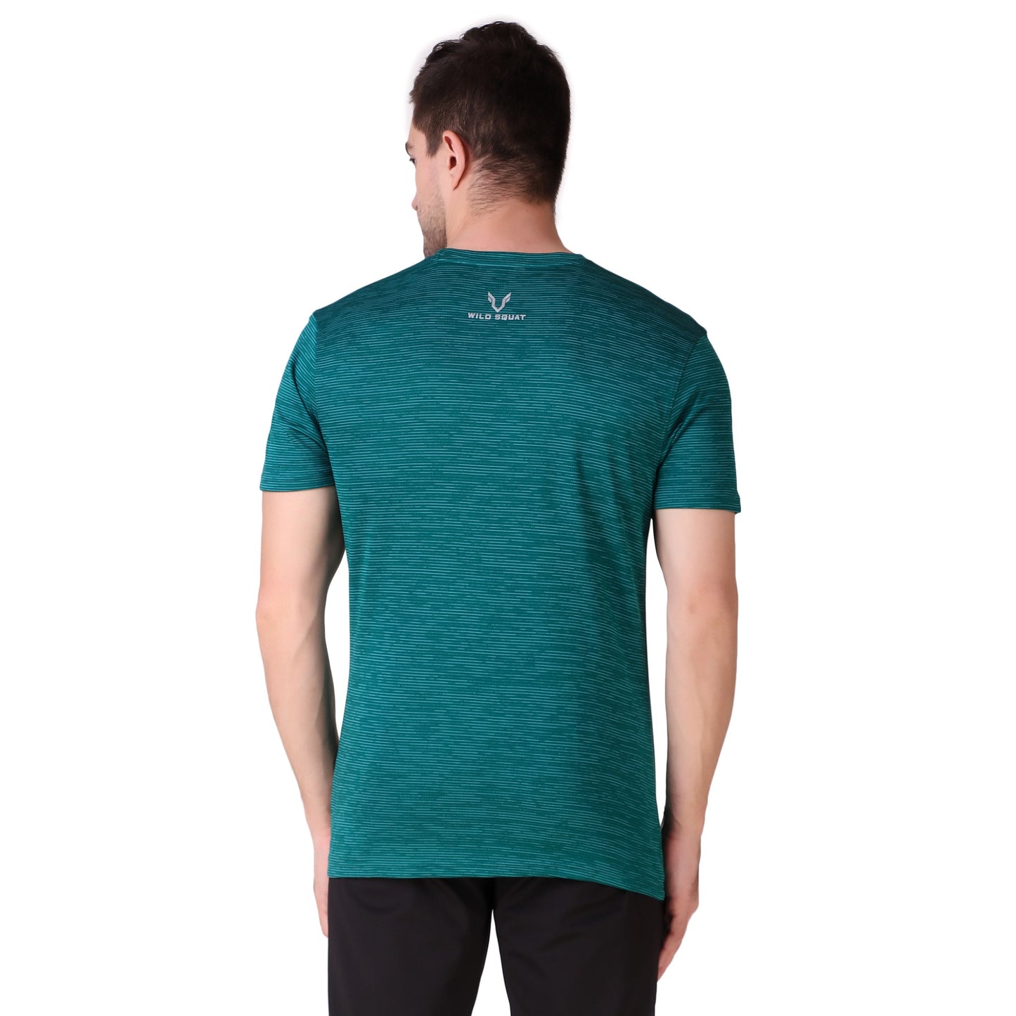 Jacquard T-Shirt - Teal Green
