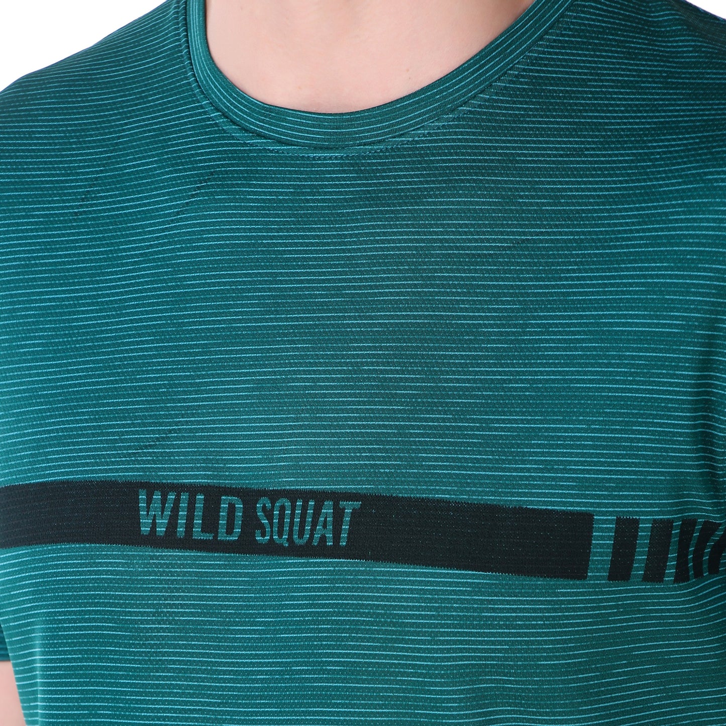 Jacquard T-Shirt - Teal Green
