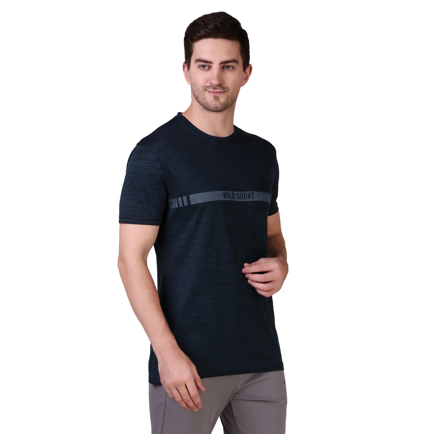 Jacquard T-Shirt - Navy