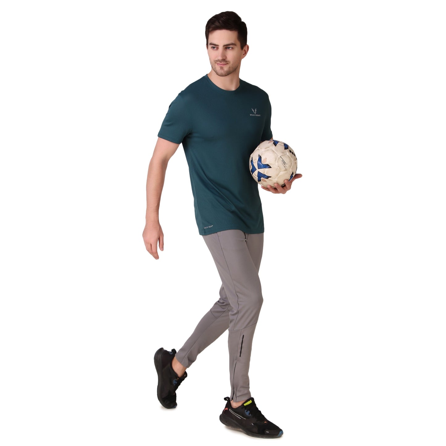 Breathable Jacquard T-Shirt - Sea Blue