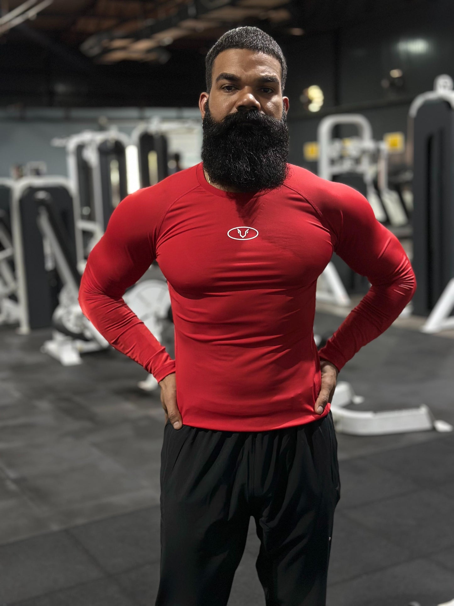 Compression Fullsleeve T-Shirt Red