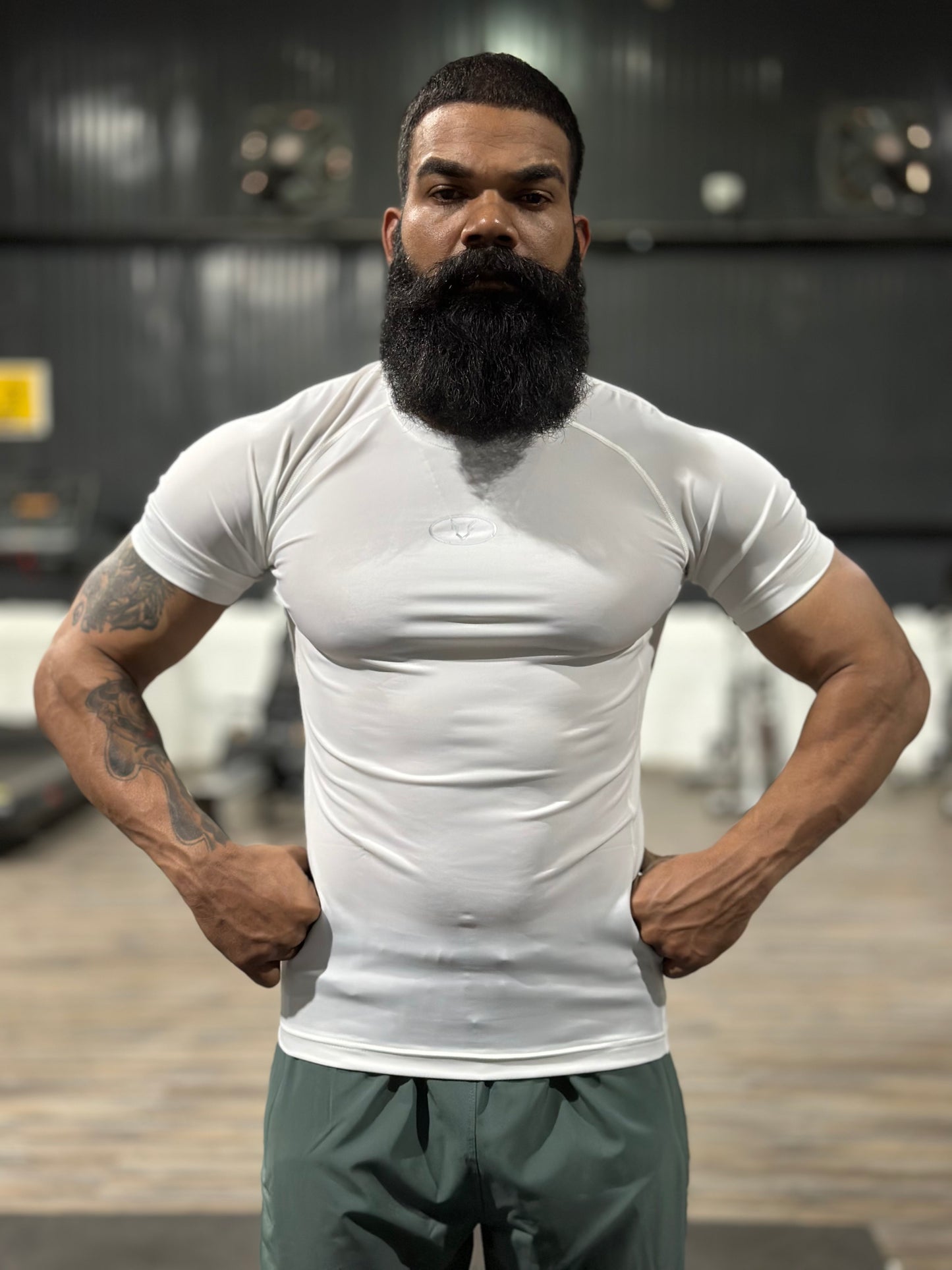 Compression Halfsleeve T-Shirt White