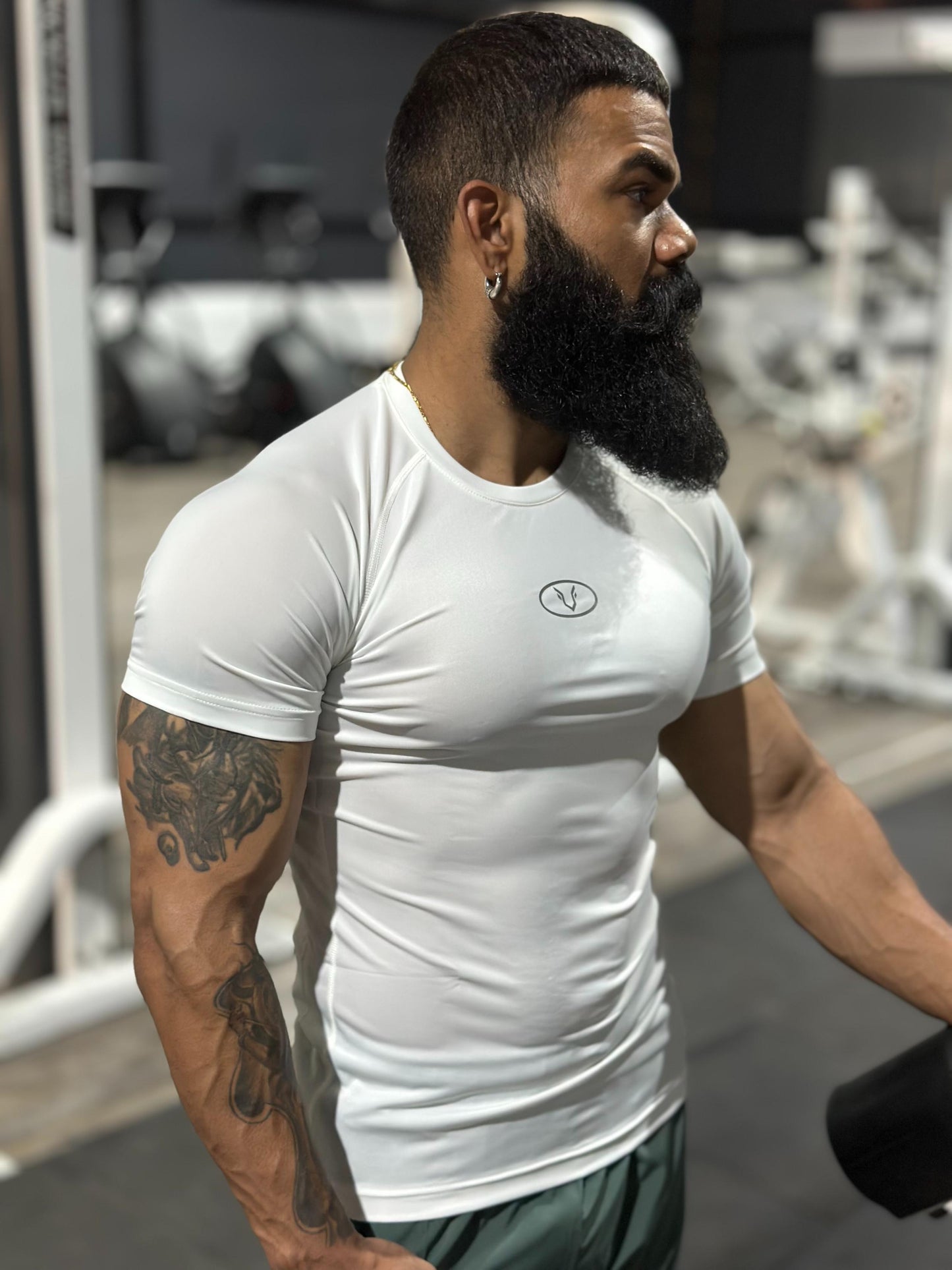 Compression Halfsleeve T-Shirt White