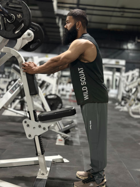 Pro-Fit Sleeveless Gym Tee - Black