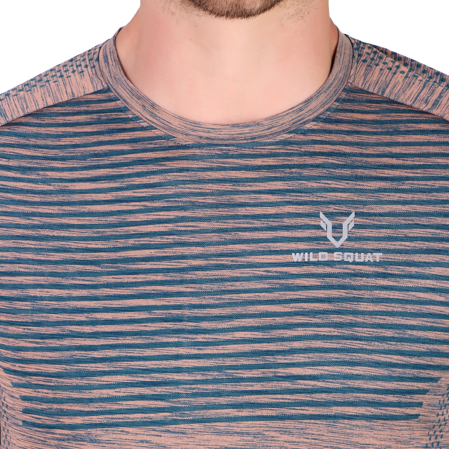 Sublimated Grindle Melange T-Shirt - Brown