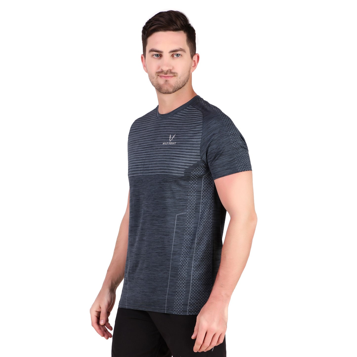Sublimated Grindle Melange T-Shirt - Black