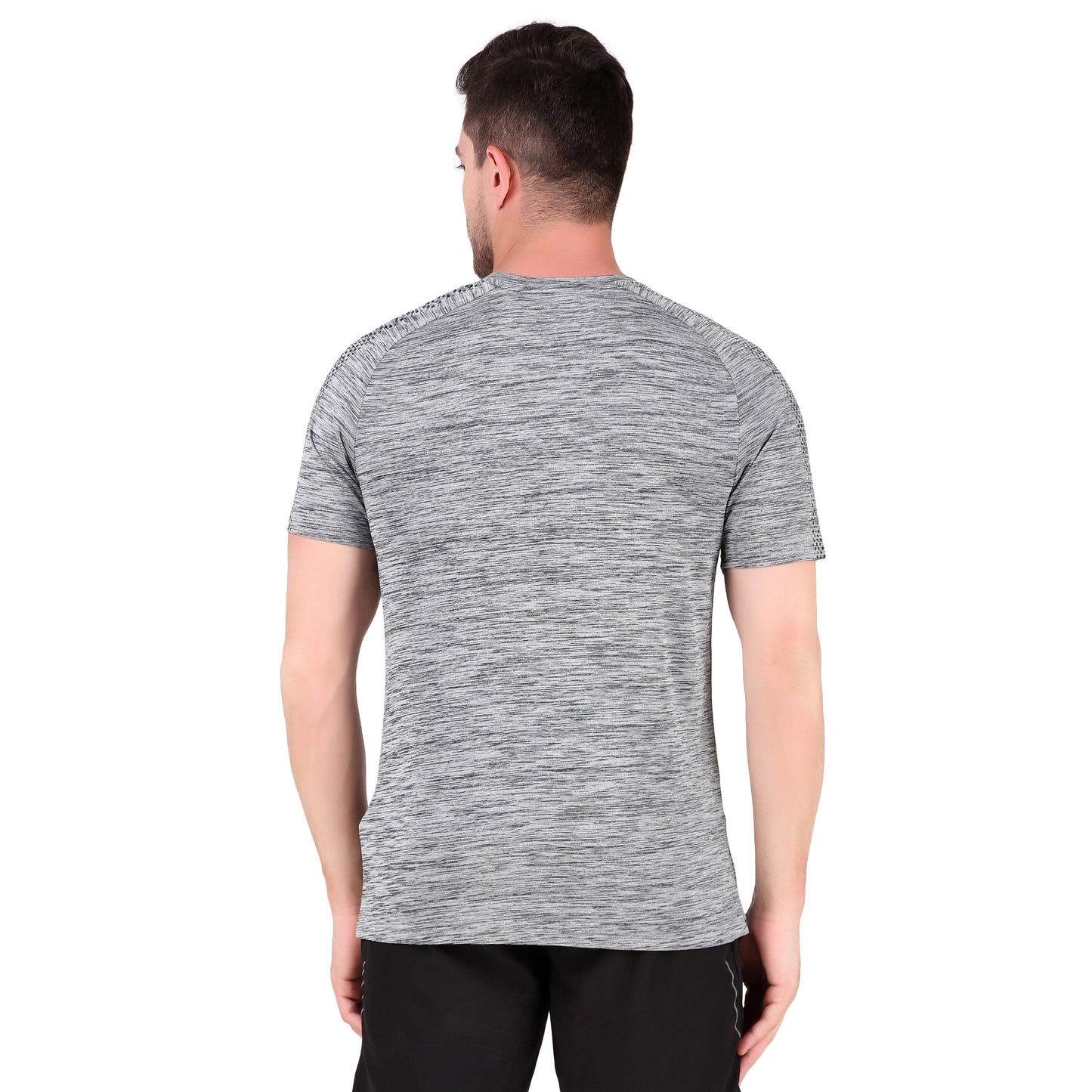 Sublimated Grindle Melange T-Shirt - Grey