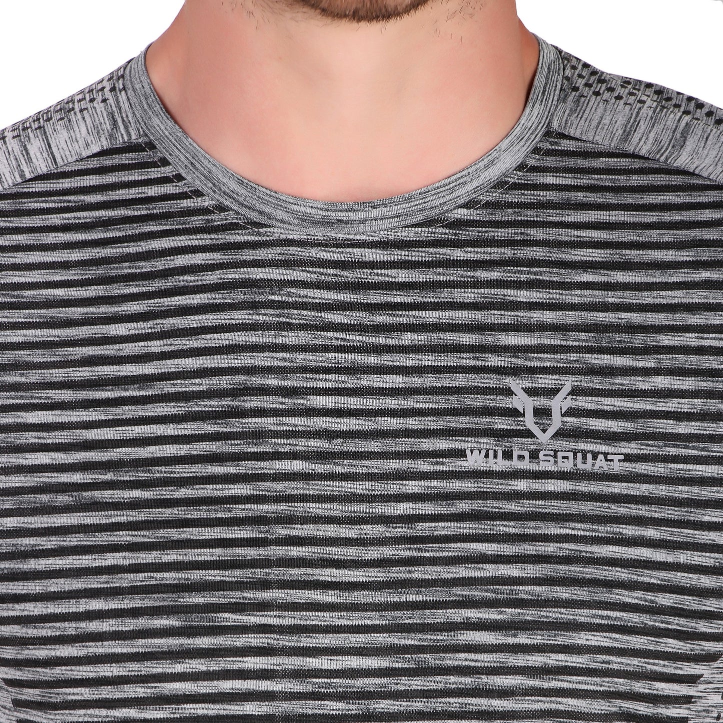 Sublimated Grindle Melange T-Shirt - Grey