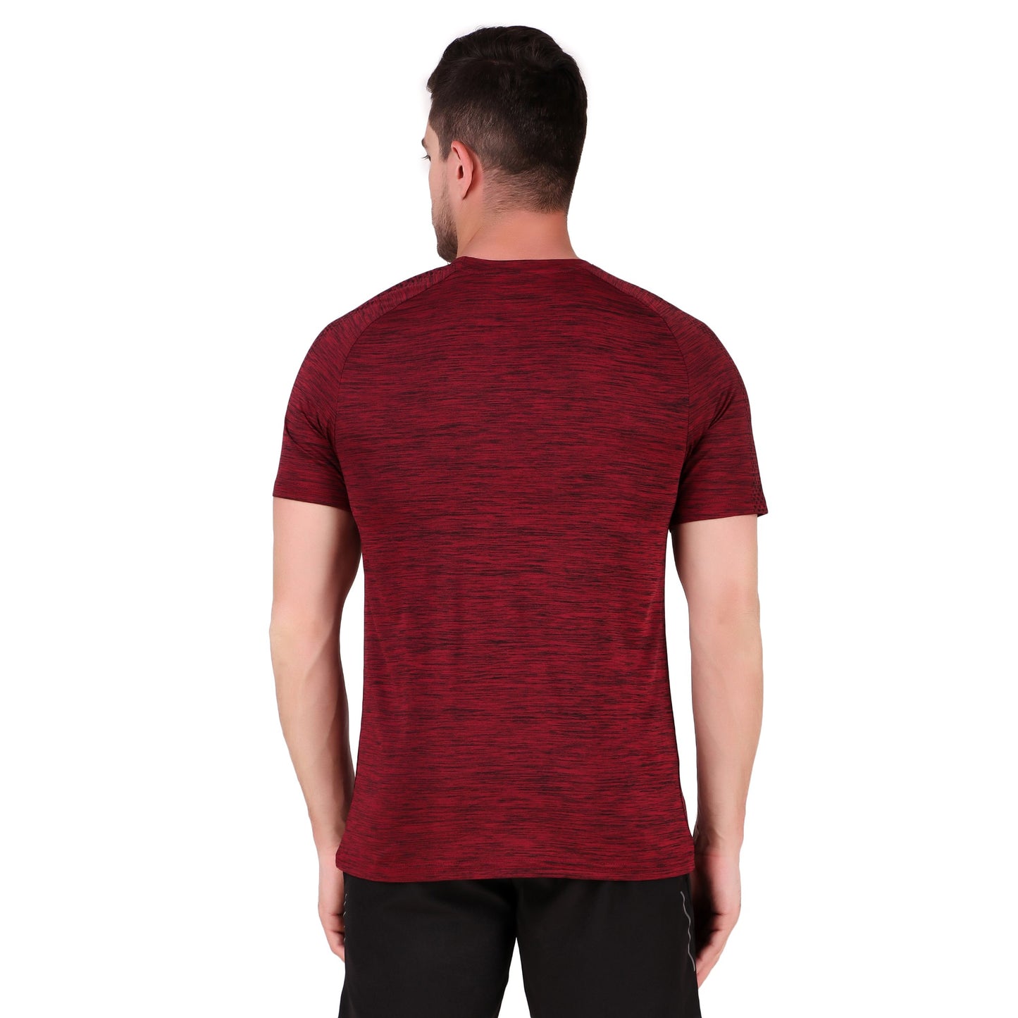 Sublimated Grindle Melange T-Shirt - Maroon