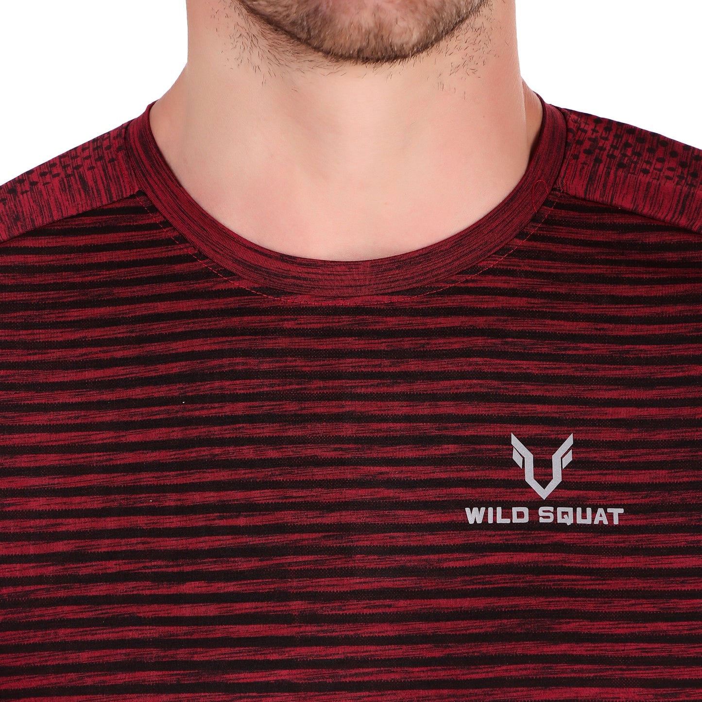 Sublimated Grindle Melange T-Shirt - Maroon