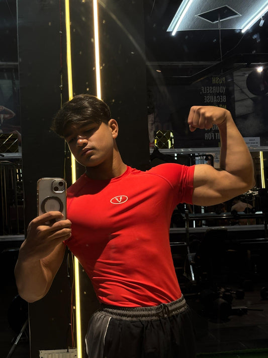 Compression Halfsleeve T-Shirt Red